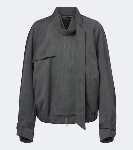 Veste bomber en laine vierge - Victoria Beckham - Modalova
