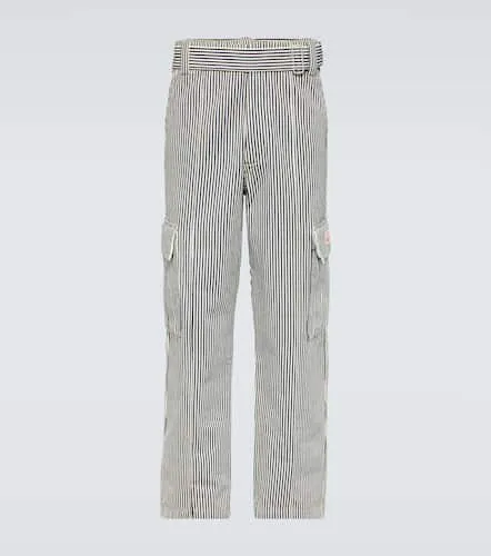 Kenzo Pantalon cargo rayé en coton - Kenzo - Modalova