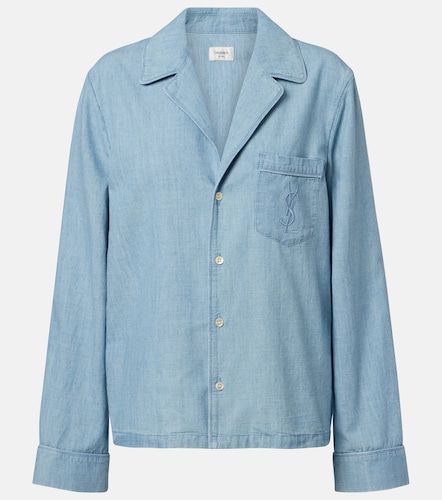 Chemise Cassandre en denim - Saint Laurent - Modalova