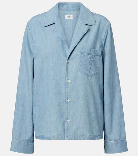 Chemise Cassandre en denim - Saint Laurent - Modalova