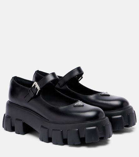 Ballerines Mary Jane Monolith en cuir - Prada - Modalova