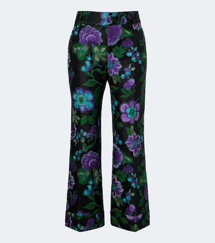 Pantalon droit Hendrix à fleurs - La DoubleJ - Modalova