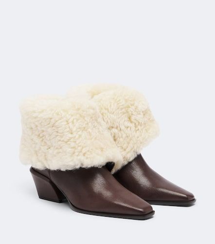 Bottines Bettina en cuir et shearling - Paris Texas - Modalova