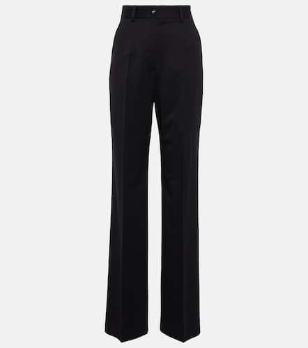 Pantalon ample en laine mélangée - Dolce&Gabbana - Modalova