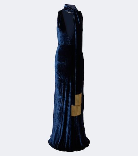 Etro Robe longue en velours - Etro - Modalova