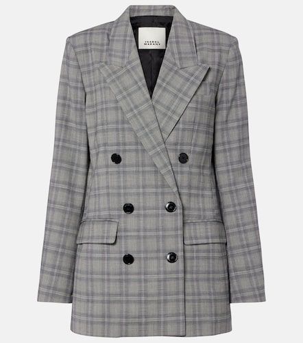 Veste Jevima en laine mélangée à motif Prince de Galles - Isabel Marant - Modalova