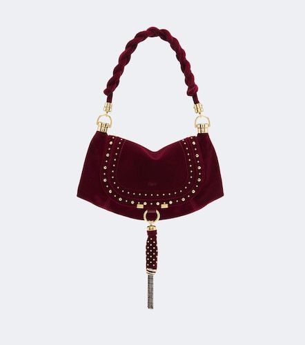 Chloé Sac Marcie Foulard Small en velours - Chloe - Modalova