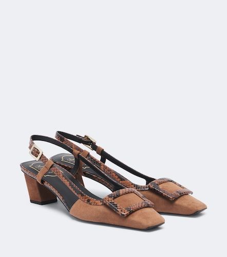 Escarpins slingback Belle Vivier en daim - Roger Vivier - Modalova