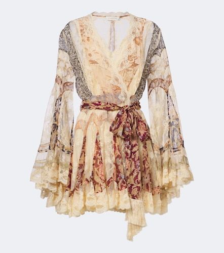 Robe portefeuille Valiant en dentelle - Zimmermann - Modalova