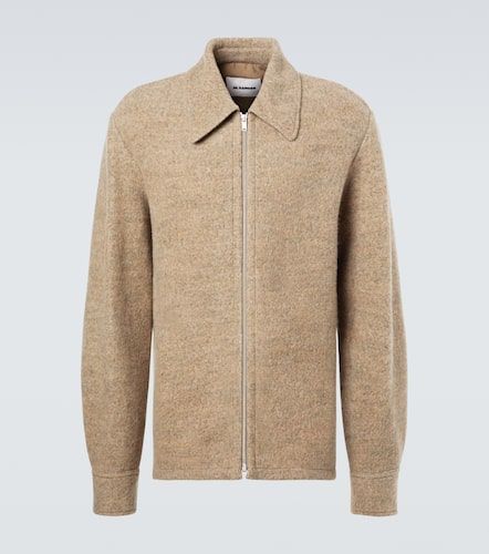Veste blouson en laine mélangée - Jil Sander - Modalova