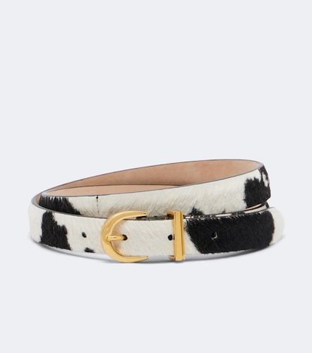 Ceinture Luna en cuir façon poulain - Khaite - Modalova