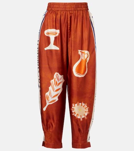 Alémais x LRNCE – Pantalon tapered Soleil D’Amour en soie - Alemais - Modalova