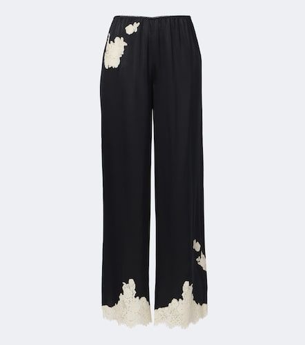 Dôen Pantalon ample Lavon en soie à dentelle - Doen - Modalova