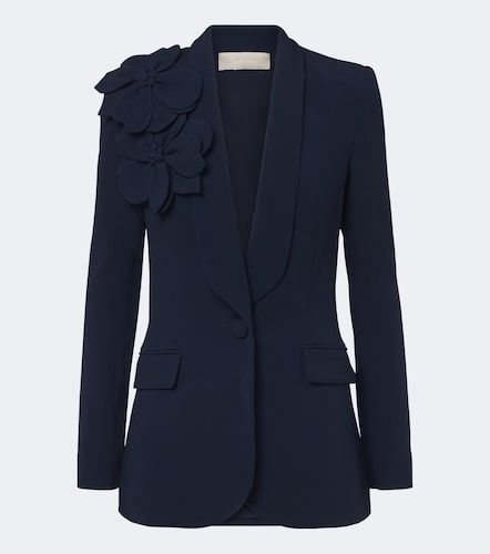 Blazer à appliqués floraux - Elie Saab - Modalova