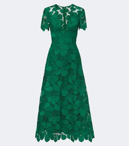 Robe de cocktail en guipure - Elie Saab - Modalova