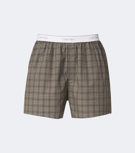 Caleçon Owen en coton à carreaux - Calvin Klein Collection - Modalova
