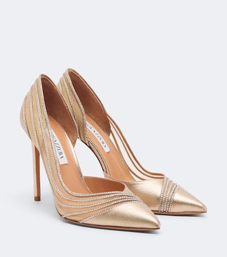 Escarpins Dream Girl en cuir à ornements - Aquazzura - Modalova
