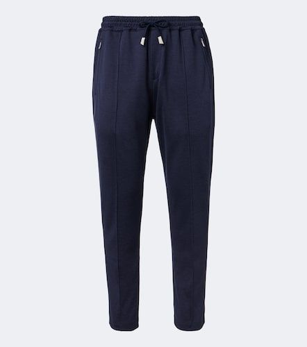 Pantalon de survêtement en soie et coton mélangés - Eleventy - Modalova
