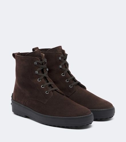 Tod's Bottines en daim et shearling - Tod's - Modalova