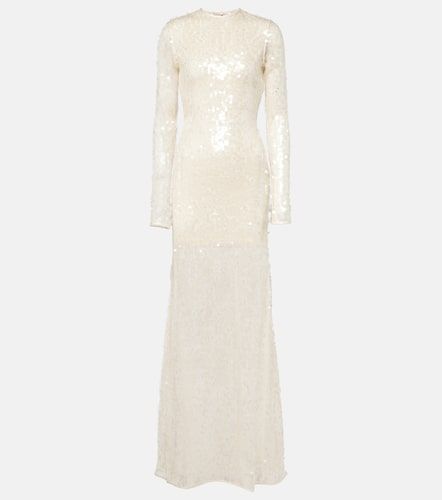 David Koma Robe longue à sequins - David Koma - Modalova