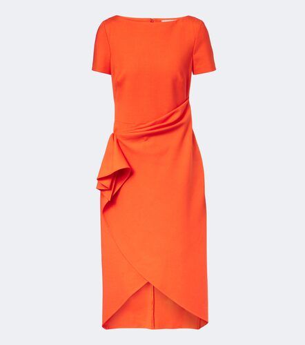 Robe midi en laine mélangée - Oscar de la Renta - Modalova