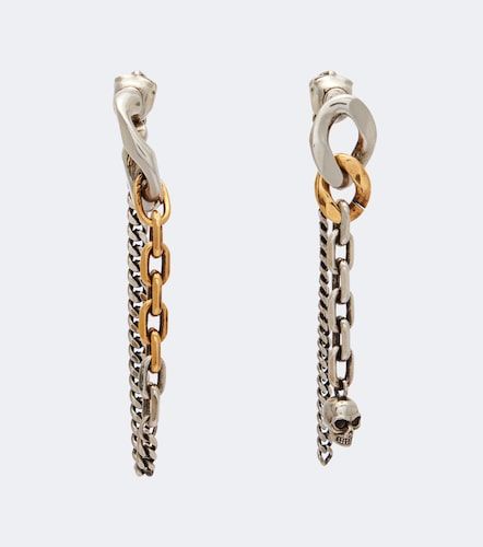 Boucles d'oreilles Dual Chain - McQueen - Modalova
