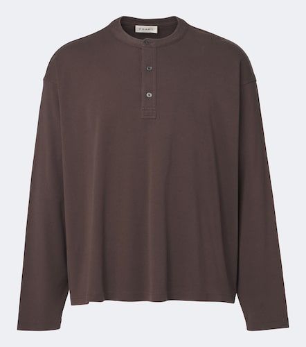 Frame Top Henley en coton - Frame - Modalova