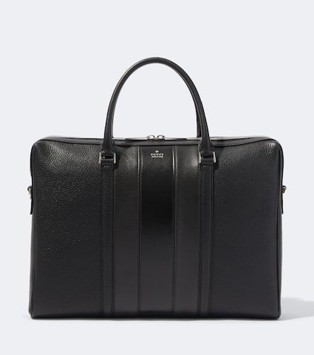 Porte-documents Web Trademark Medium en cuir - Gucci - Modalova