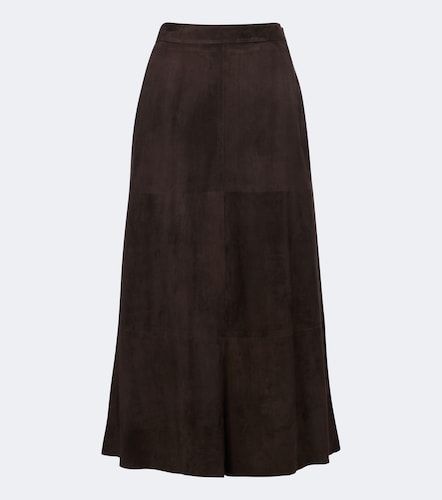 S Max Mara Jupe midi en daim - 'S Max Mara - Modalova