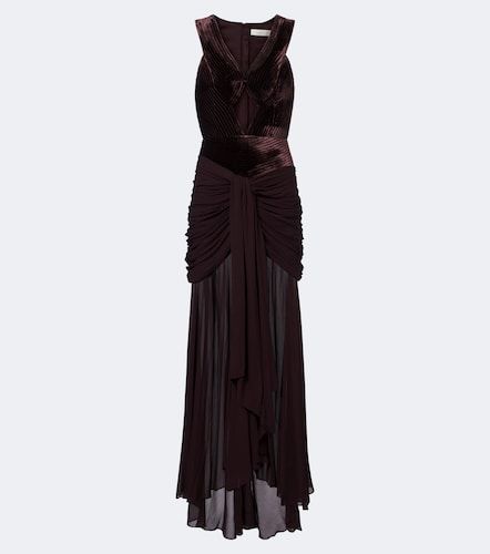 Robe longue Valiant en velours - Zimmermann - Modalova