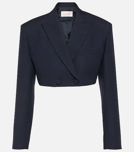 Blazer raccourci en Crêpe Couture - Valentino - Modalova