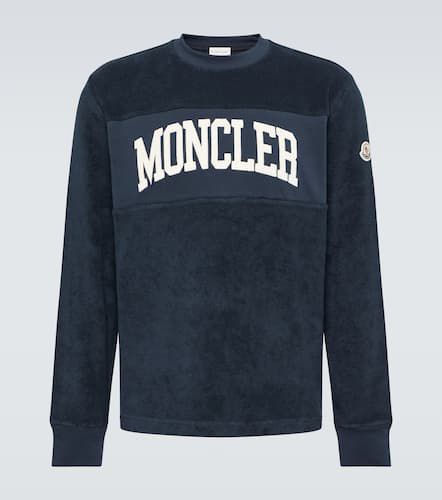 Moncler Sweat-shirt brodé en coton - Moncler - Modalova