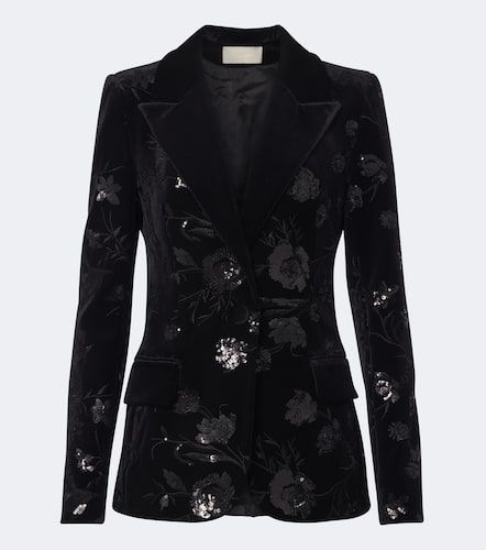 Blazer en velours à sequins - Elie Saab - Modalova