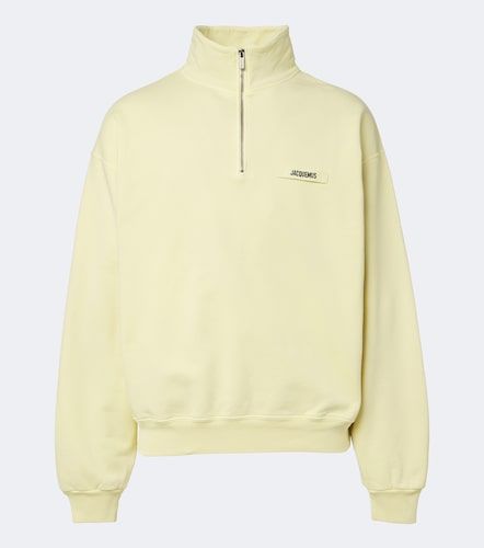 Sweat-shirt Gros Grain en coton à col zippé - Jacquemus - Modalova