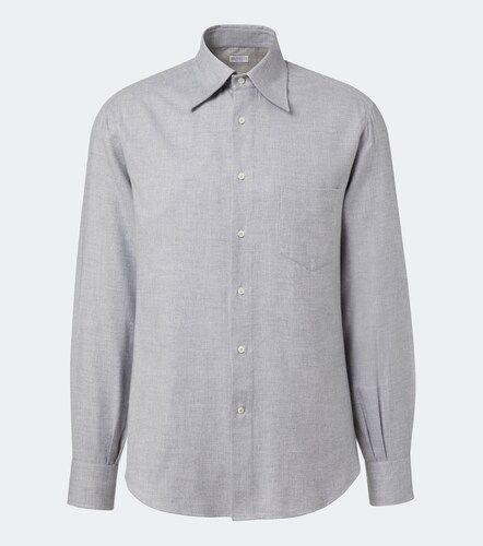 Chemise en coton mélangé - Brunello Cucinelli - Modalova