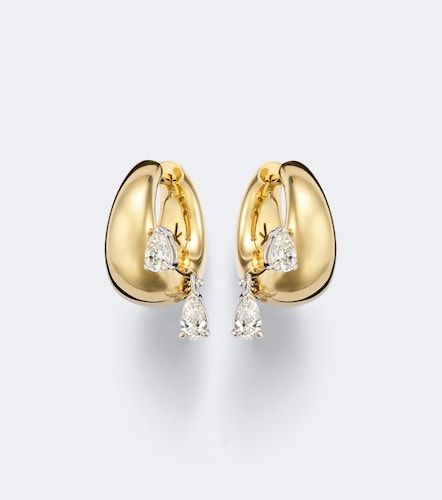 Boucles d’oreilles Me en or 18 ct et diamants - Nikos Koulis - Modalova