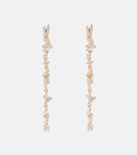 Boucles d'oreilles Iva en or 18 ct et diamants - Suzanne Kalan - Modalova
