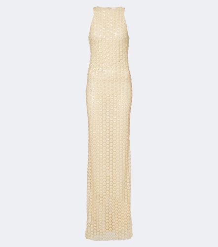 Robe longue en résille à ornements - The New Arrivals Ilkyaz Ozel - Modalova