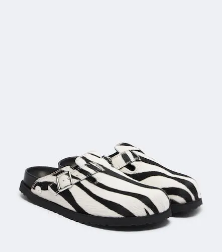 Mules Boston en cuir façon poulain - Birkenstock 1774 - Modalova