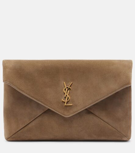 Pochette Cassandre en daim - Saint Laurent - Modalova