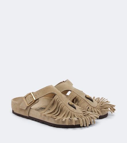 X Birkenstock – Mules Gizeh en daim - Etro - Modalova