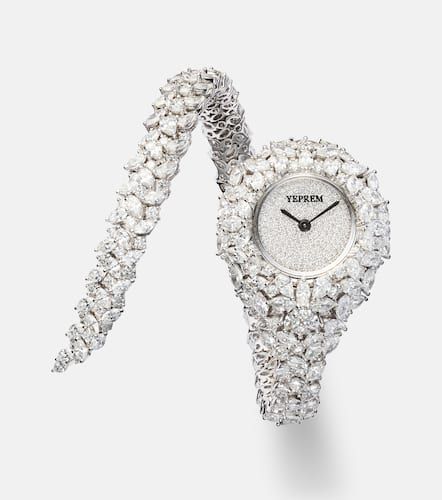 Montre Y-Momento en or blanc 18 ct et diamants - Yeprem - Modalova