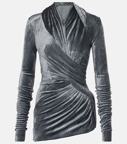 Rick Owens Top Magnetic en velours - Rick Owens - Modalova