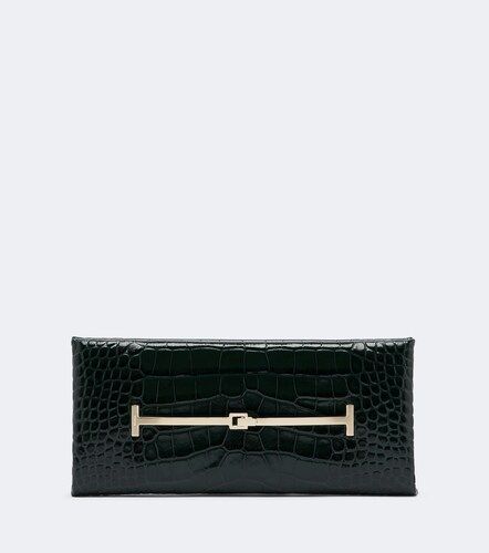 Pochette Arc en cuir façon croco - Tom Ford - Modalova