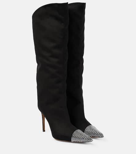 Bottes Karen en daim - Alexandre Vauthier - Modalova