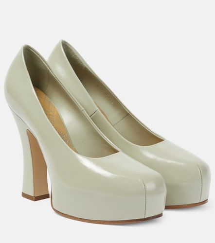 Escarpins à plateau en cuir - Burberry - Modalova