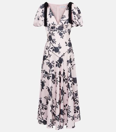 Robe midi en satin  nud - Self-Portrait - Modalova