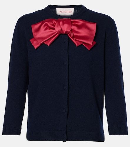 Cardigan en laine à nœud - Valentino Garavani - Modalova