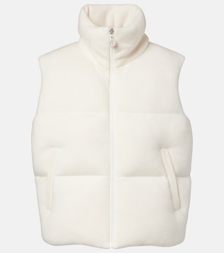 Veste doudoune sans manches en laine et cachemire - Perfect Moment - Modalova