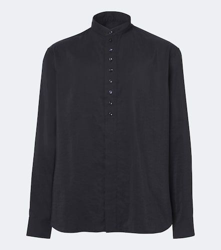 Chemise en soie mélangée - Giorgio Armani - Modalova